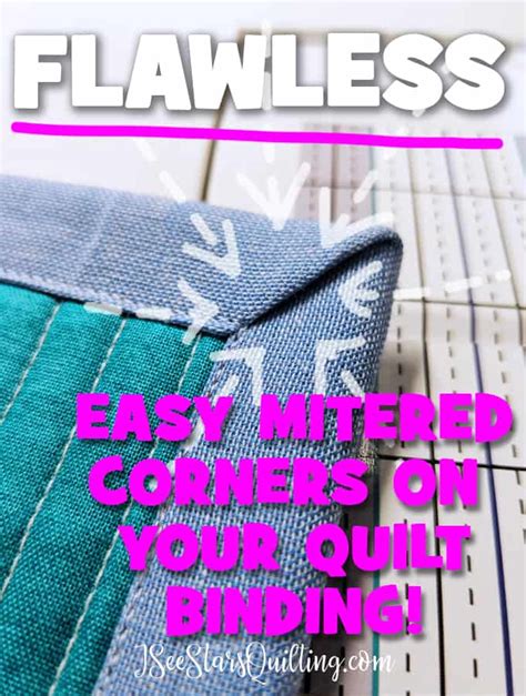 How To Miter A Quilt Binding Corner