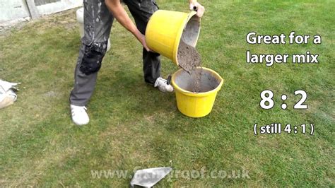 How To Mix Sand And Cement In A Bucket