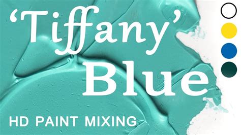 how to mix tiffany blue paint
