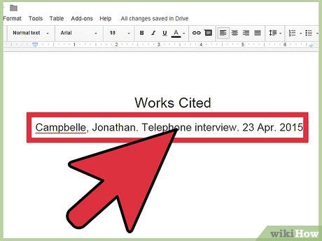 how to mla format a personal interview