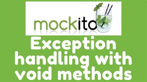 How To Mock Exception Using Mockito