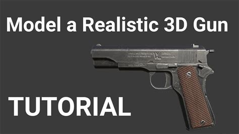 How To Model A Rifle In Blender