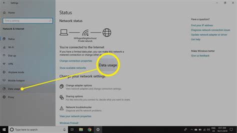 how to monitor data usage on windows 10