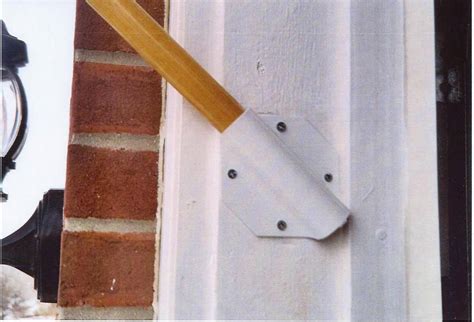 How To Mount A Flag Bracket In Brick