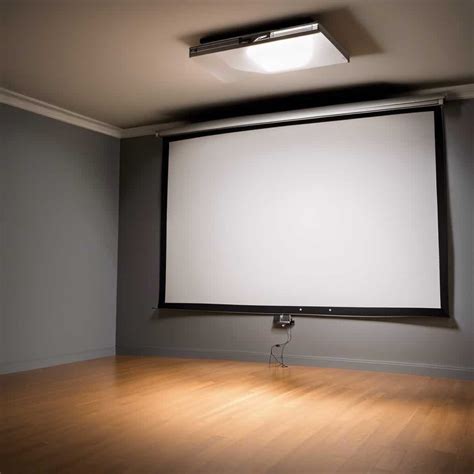 How To Mount A Pull-Down Projector Screen