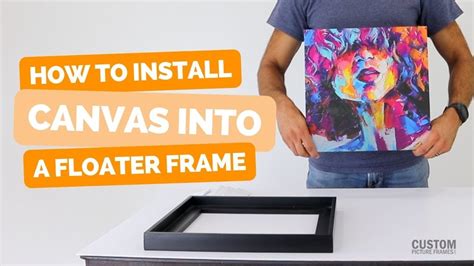 How To Mount Canvas In Frame