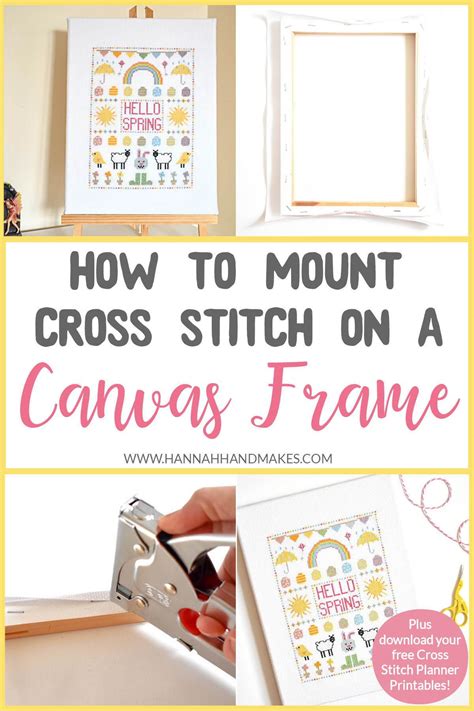 How To Mount Canvas Onto Frame