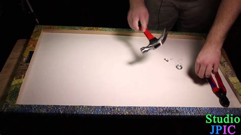 How To Mount Canvas To Wall
