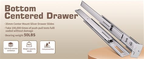 How To Mount Center Drawer Slides