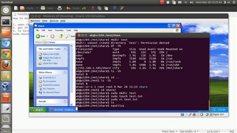how to mount windows folder in ubuntu