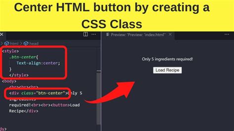 How To Move A Button To Center In Html