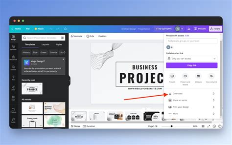 how to move a canva presentation into google slides