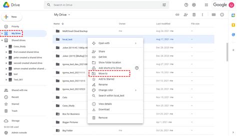 How To Move A Folder From My Drive To Shared Drive