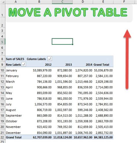 How To Move A Table In Excel With Formulas