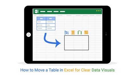 How To Move A Table Up In Excel