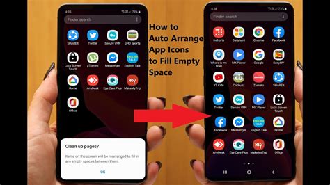 how to move app icons on android