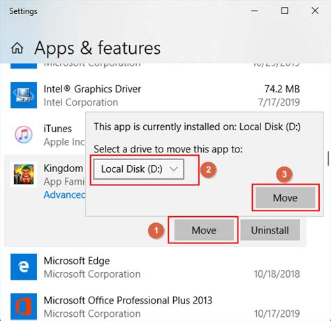 how to move app to another screen mac