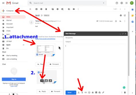 how to move attachments in gmail