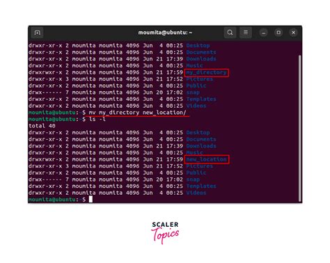 how to move down a directory in terminal linux