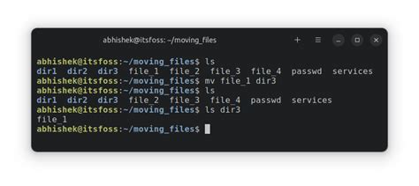 How To Move Files In Unix