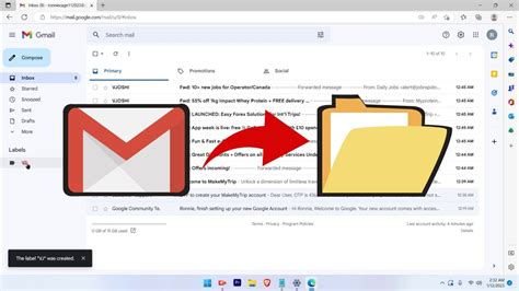 how to move files to folders in gmail