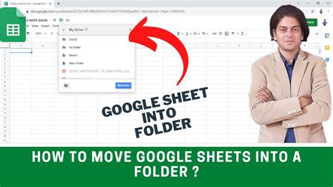 How To Move Google Sheets Into A Folder