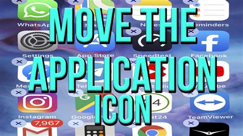 how to move icons on an iphone