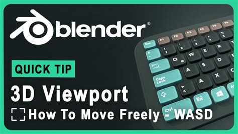 How To Move In Blender With Wasd