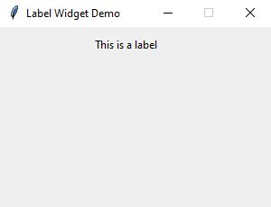 How To Move Label In Tkinter