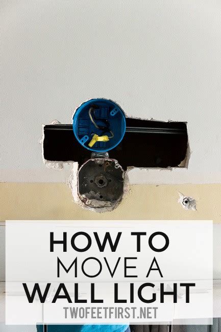 How To Move Light From Wall To Ceiling