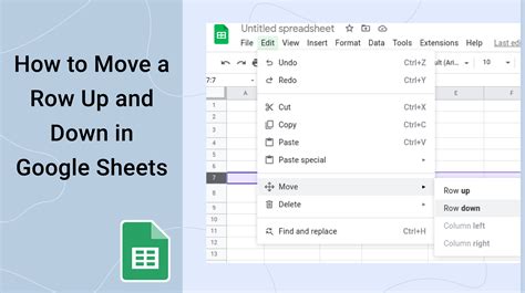 how to move numbers in google sheets