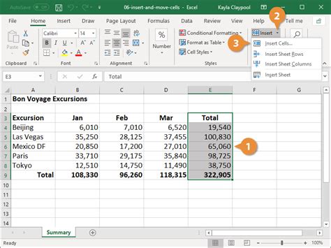 how to move one line down in excel cell