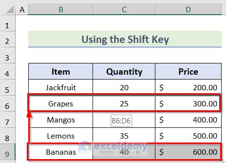 how to move rows in excel without dragging