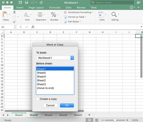 How To Move Sheet In Excel Without Mouse