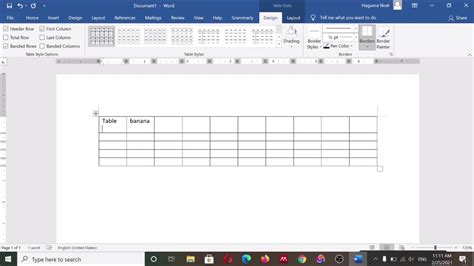 How To Move Table Down In Word Mac