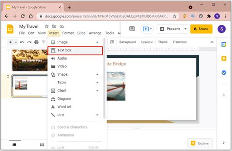 how to move text box on google slides