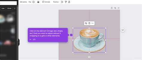 how to move things in canva without snapping