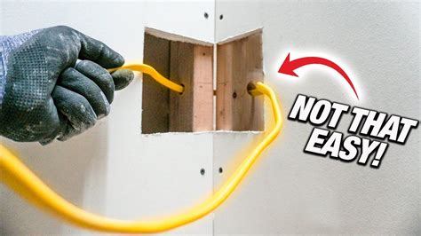 How To Move Wire In Wall