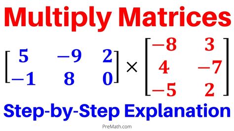 how to multiply a 2x2 matrix by a 2x3 matrix