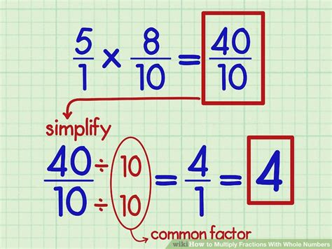how to multiply fractions with variables and whole numbers