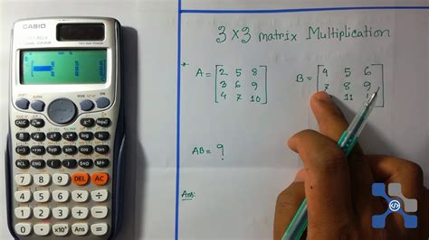 how to multiply matrices on calculator