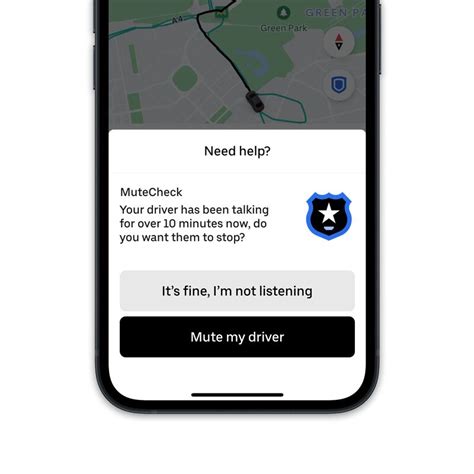 how to mute uber driver app