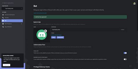 how to name a bot in discord