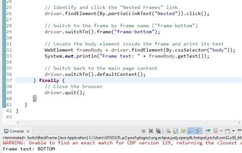 how to navigate back in selenium