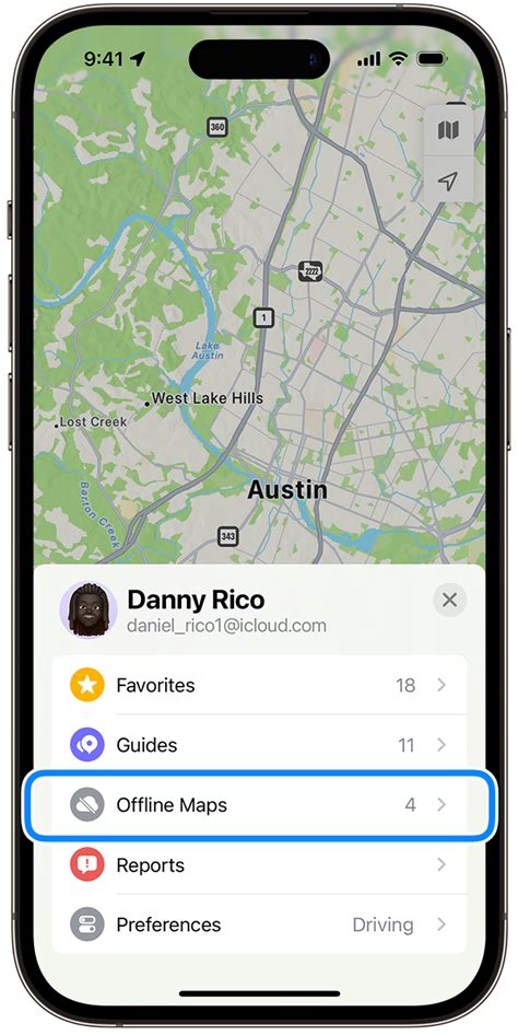 how to navigate offline with google maps on iphone