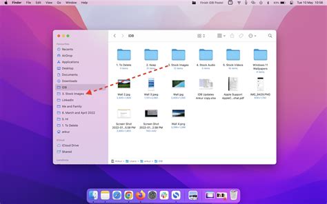 how to navigate to a folder in macbook