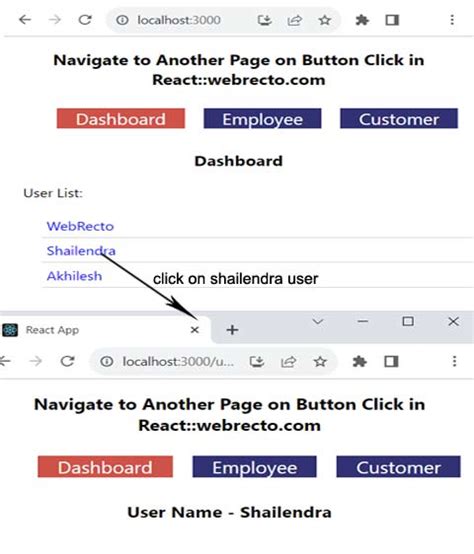 how to navigate to another page in html on button click