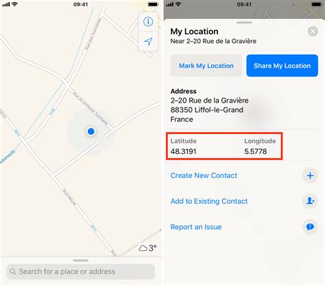 how to navigate to coordinates iphone