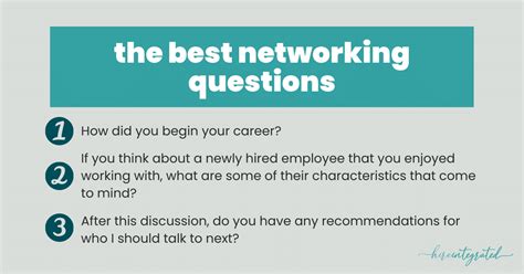 How To Network Questions