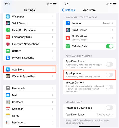 how to not automatically update apps on iphone